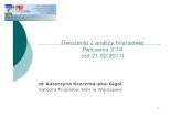 Analiza Finansowa Prezentacje Lato 2010-2011