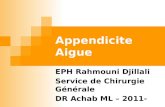 Appendicite Aigue 2011