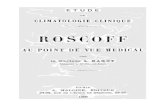 Le climat à Roscoff - Docteur Louis Bagot 1899