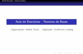 Exercícios Teorema Bayes
