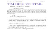 TÌM HIỂU VỀ HTML