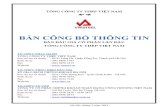 Ban Cong Bo Thong Tin Tong Cong Ty Thep Viet Nam