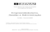SENAI - Empreendedorismo, Gestão e Administração