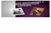 El Segundo Militarismo y La Reconstruccion Nacional[1]