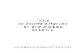 IDH- municipios Bolivia