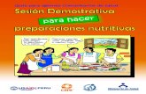 Guia de Sesiones Demostrativas en Preparaciones Nutritivas - MINSA