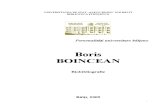 Boris Boincean : Biobibliografie