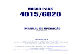 Manual Central Telefonica 6020 Intelbras
