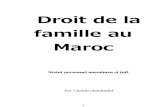 Droit de La Famille Au Maroc