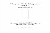 Laporan Tugas Akhir Diagnosa WAN (Topologi Rancangan) - Faris Arifiansyah