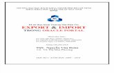 Oracle Export Importv1.0