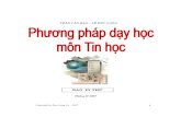 Giao Trinh PPDH Tin Hoc - Duc Long (20081120)