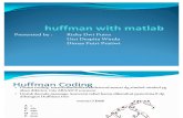 Coding & Decoding Huffman With Matlab