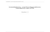 Installations- Und Konfigurationshandbuch ETK