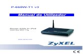 Manual Zyxel p660w t1v3