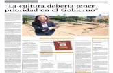 El Comercio Paloma Carcedo 'La Cultura debería tener prioridad en el Gobierno'