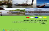 Statistik Daerah Kecamatan Langsa Barat 2011
