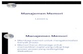 Lesson 5 Manajemen Memori Sem I 2011