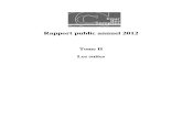 COUR DES COMPTES Rapport Public Annuel 2012 Tome2