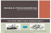 Mobile Programming - V1