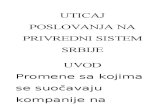 Privredni sistem Srbije