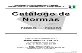 Catálogo NMX- Actualizado