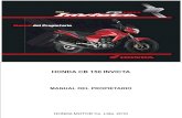 Manual Honda Cb 150 Invicta