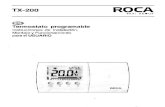 termostato roca tx-200