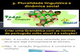 Seminário-pluralidade linguística e dinâmica social