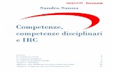 SS Competenze Competenze Disciplinari e IRC