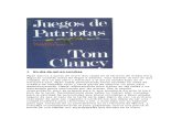 Juegos de Patriotas - Tom Clancy