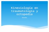 Kinesiología en traumatología y ortopedia
