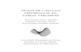 TEMAS DE CALCULO DIFERENCIAL EN VARIAS VARIABLES