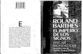 Roland Barthes El imperio de los Signos