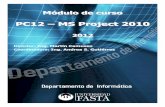 Curso MS Project 2010