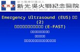 EUS教學(2)。急診超音波在外傷之應用 (E-FAST)