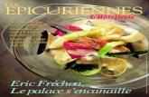 Les Épicuriennes (supplément 2002-01) • Éric Fréchon, le palace s'encanaille (cooking & tableware, recipes)