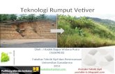 Presentasi Teknologi Rumput Vetiver - Green Construction - perkuatan lereng - teknik sipil -  Universitas Gunadarma