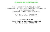 Состав оборудования U-Node WBM