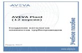 M22T AVEVA Plant _12 Series_ Создание каталогов элементов трубопроводов _Rev 0.6_