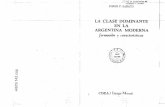 3. SÁBATO, Jorge - La clase dominante en la Argentina, CISEA/Imago Mundi, Buenos Aires, 1991, Introducción y Capitulo II. pp. 17-19, 95-113.