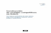 Construcción de ventajas competitivas en Bolivia, cadenas soya, quinua y otras, Antelo, CAF, 2007