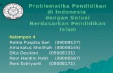 Kelompok 4 P.bio Problematika Pendidikan Di Indonesia Dengan Solusi Berdasarkan Pendidikan Islam
