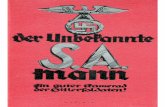 Der Unbekannte S.a. Mann - Ein Guter Kamerad Der Hitler-Soldaten (1934, 111 S., Scan, Fraktur)
