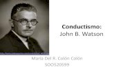Conductismo: Watson