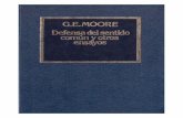 Defensa Del Sentido Comun y Otros Ensayos G E Moore 1925