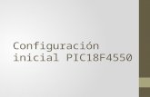 Configuración inicial PIC18F4550