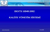 ISO 16949 - Sunum