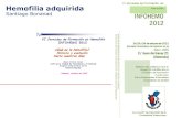 Hemofilia Adquirida . Dr. Santiago Bonanad. INFOHEMO 2012. 25.10.12