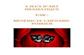 Jeux dramatiques par Bénédicte Chénard-Poirier